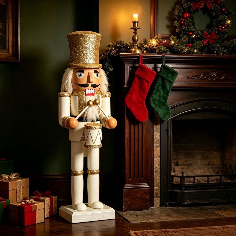 Nutcracker Figurine - Figurki świąteczne dziadki do orzechów, ręcznie