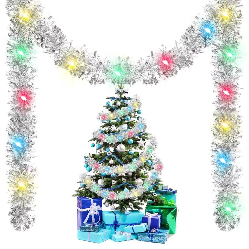 5M Świąteczna girlanda z broka – Tinsel Garland Decoration recenzja i cena