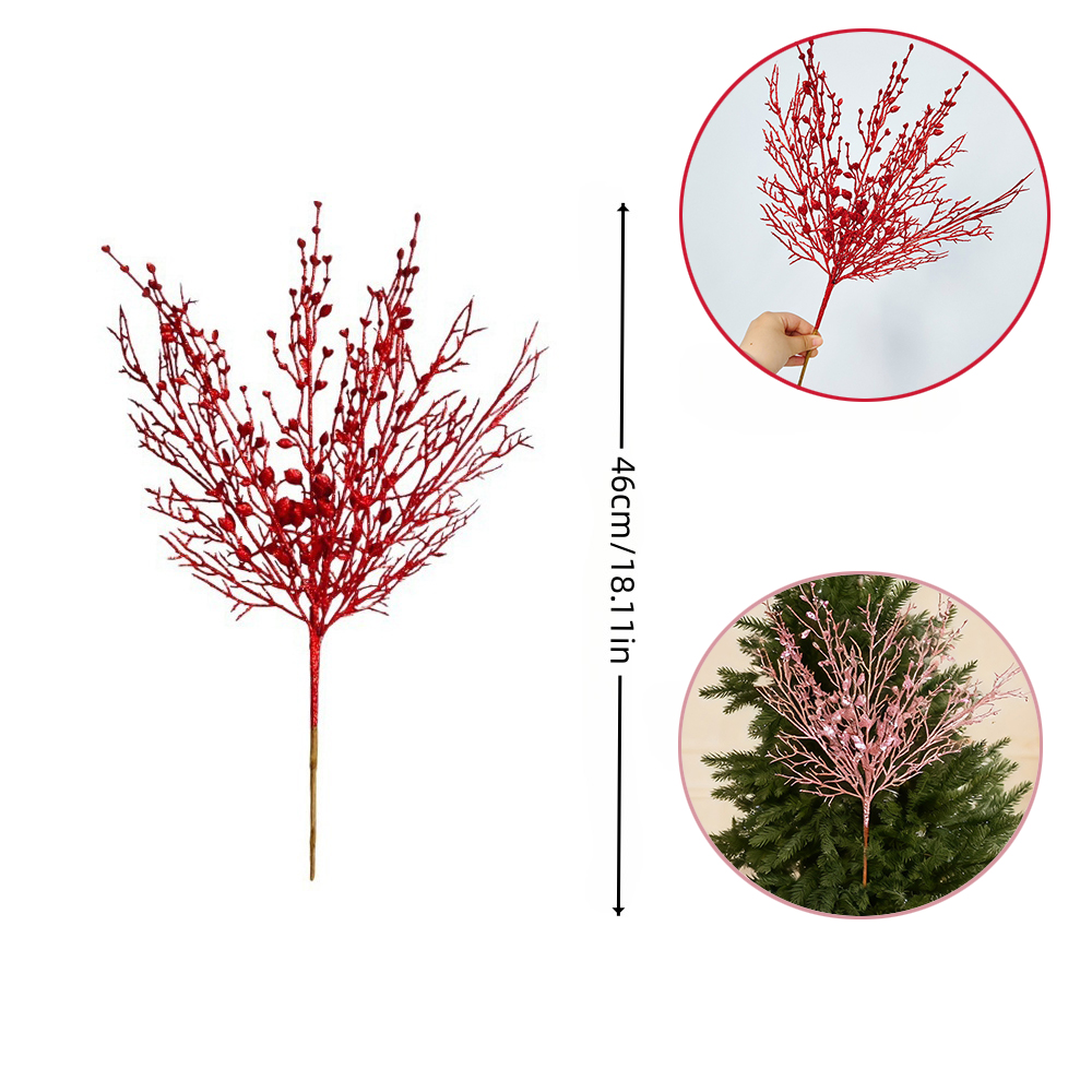 Błyszczące gałązki choinkowe z – Christmas Tree Artificial recenzja i cena