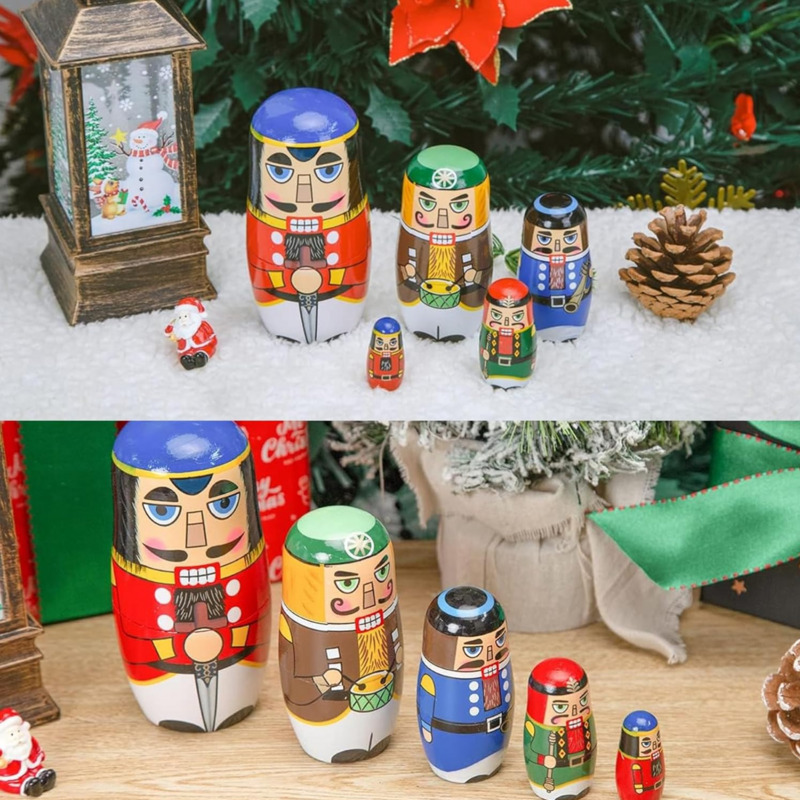 5 szt. Rosyjskich Dziadków do  – Nutcracker Figurine recenzja i cena