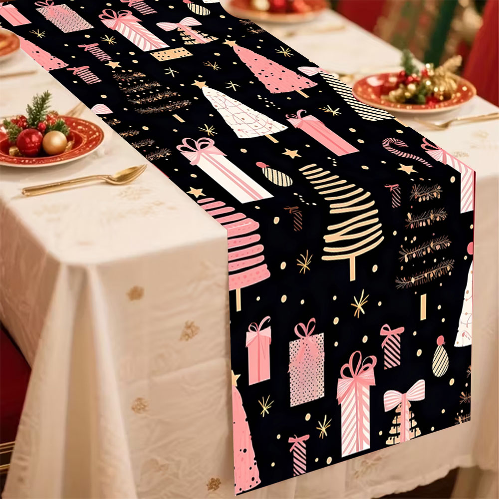 Świąteczny bieżnik na stół, ró – Christmas Table Runner recenzja i cena