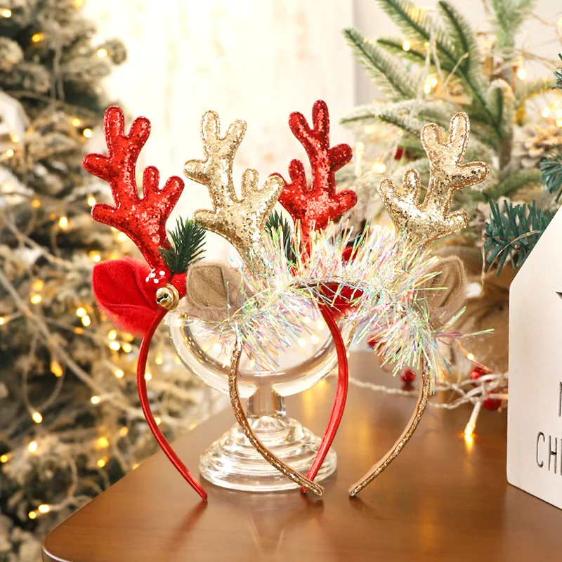 Popularne błyszczące opaski na – Reindeer Antlers Headband recenzja i cena