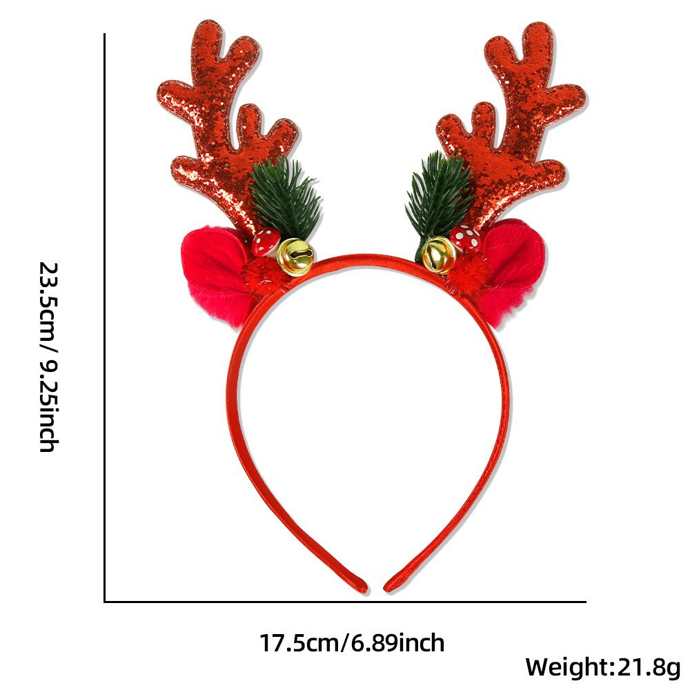 1/2 szt. Świąteczna opaska na  – Reindeer Antlers Headband recenzja i cena