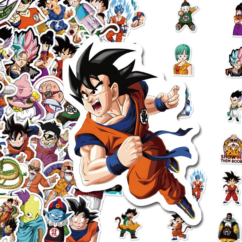 60 szt. naklejek Anime Dragon  – Ornament Ball Set recenzja i cena