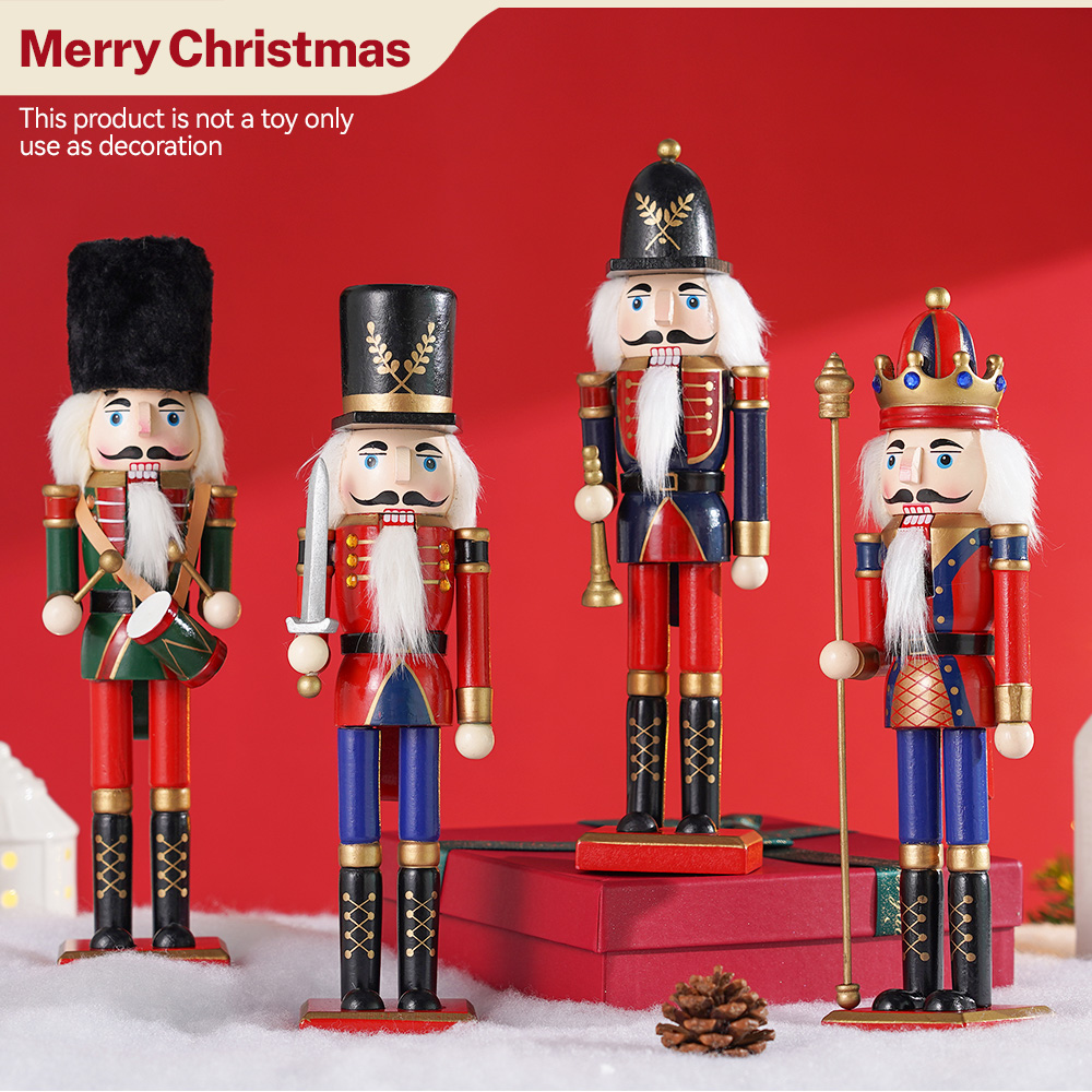 30cm Drewniany Dziadek do Orze – Nutcracker Figurine recenzja i cena