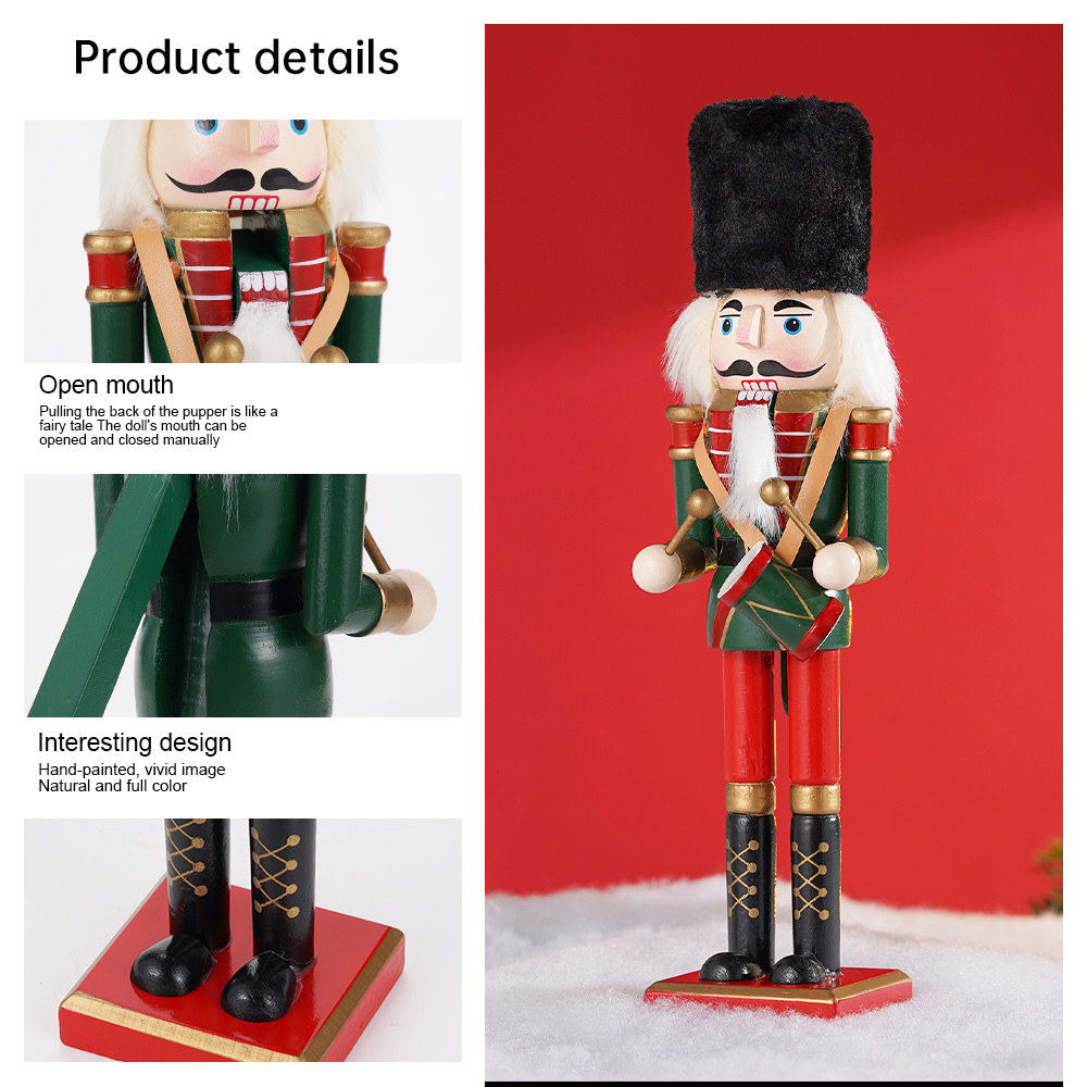 30cm Drewniany Dziadek do Orze – Nutcracker Figurine recenzja i cena