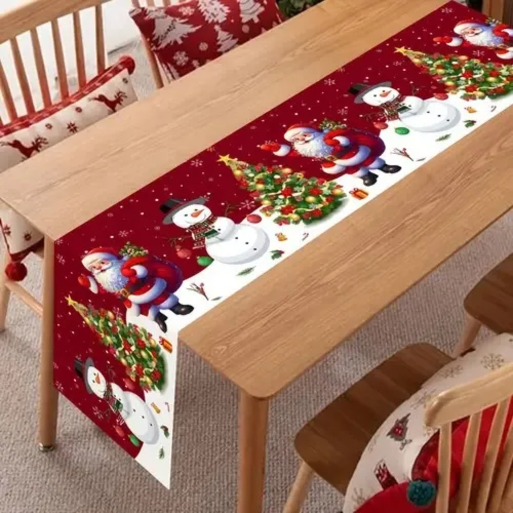 Bieżnik na stół z motywem Świę – Christmas Table Runner recenzja i cena