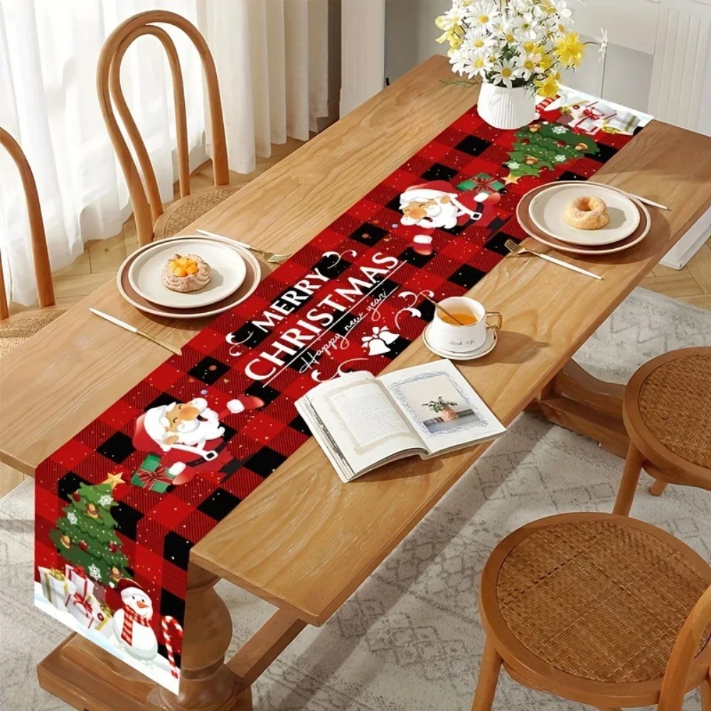 Bieżnik na stół z motywem Świę – Christmas Table Runner recenzja i cena