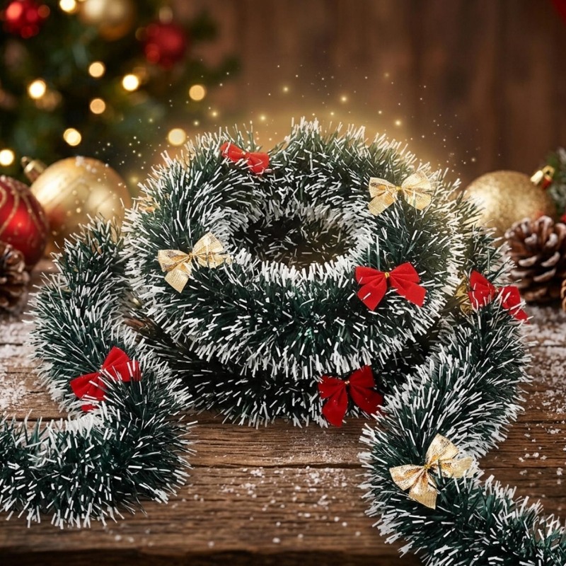 Girlanda świąteczna 20/2 m z k – Tinsel Garland Decoration recenzja i cena