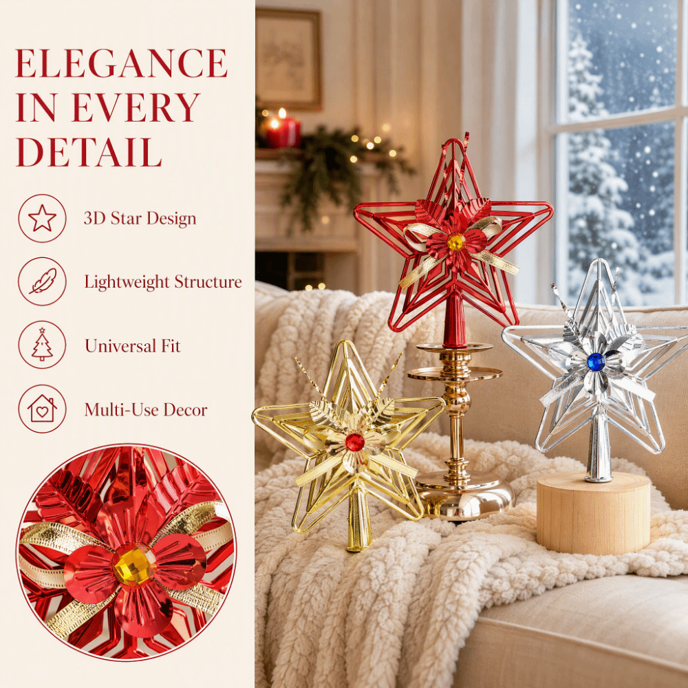 Plastikowa gwiazda na czubek c – Star Tree Topper recenzja i cena