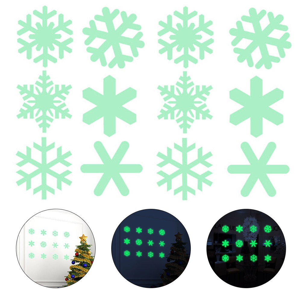 1 zestaw świecących naklejek ś – Snowflake Window Decal recenzja i cena