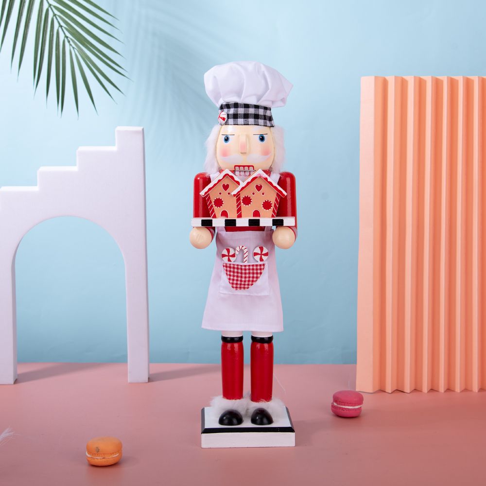 38CM Szef kuchni Dziadek do or – Nutcracker Figurine recenzja i cena