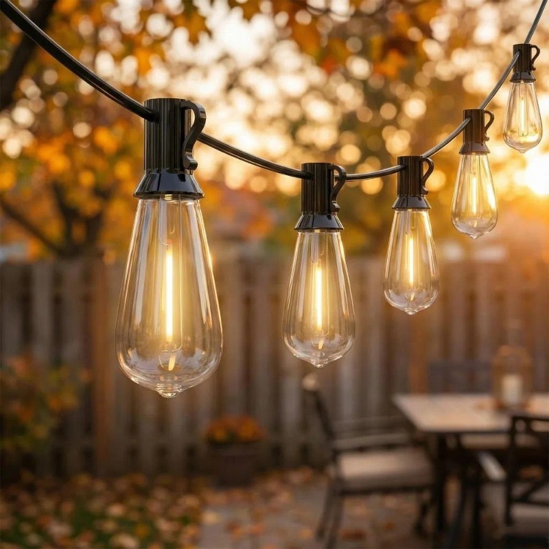 Zewnętrzne solarne lampki LED  – Led Fairy String Lights recenzja i cena