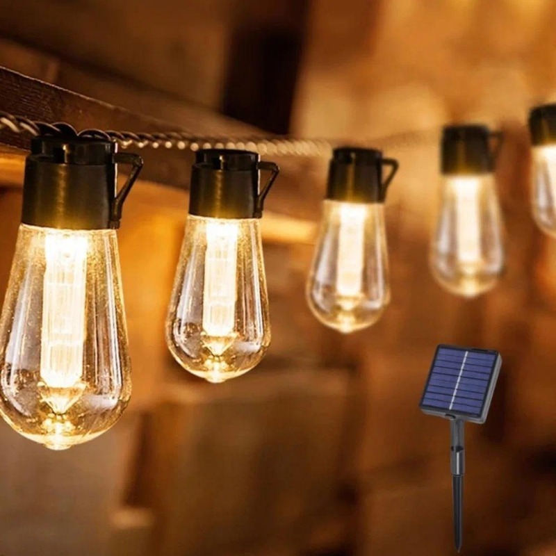 Zewnętrzne solarne lampki LED  – Led Fairy String Lights recenzja i cena